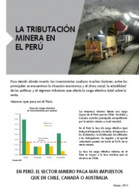 La Tributación Minera en el Perú - Díptico