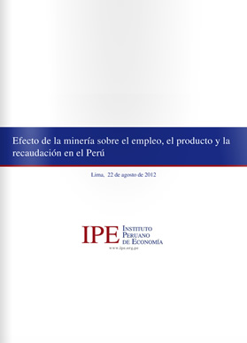 Efecto de la minería sobre el empleo, el producto y recaudación en el Perú - Presentación