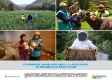 Comuneros salen adelante con programa de desarrollo productivo